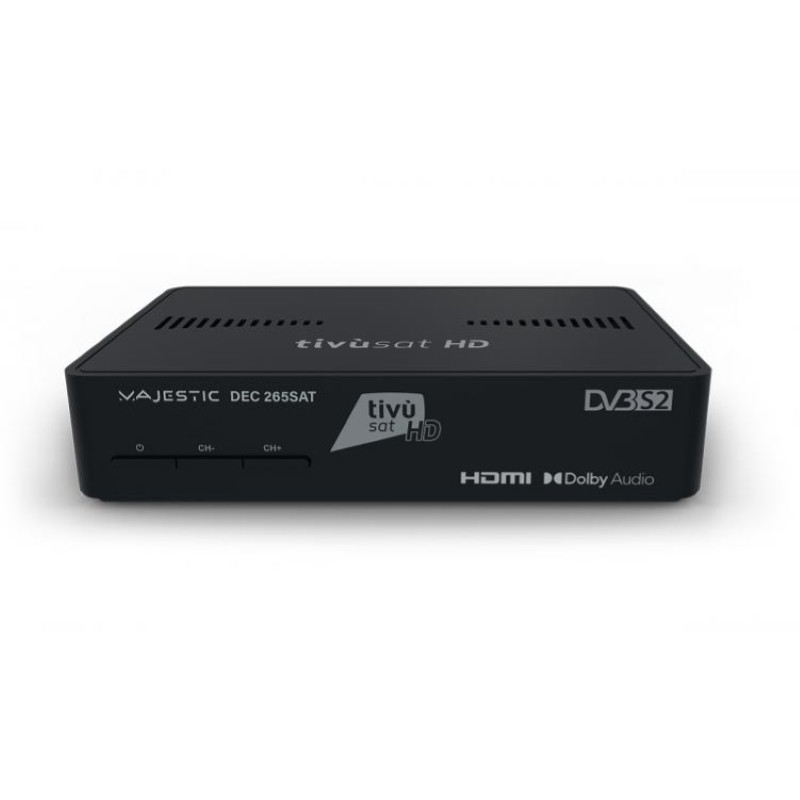OFFERTA: Decoder Tivusat Majestic HD + Scheda Inclusa - DVB-S2 dCSS - 2