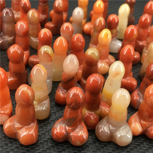 Wholesale Natural mix mini Penis Carved quartz Crystal Massager Wand Healing - Picture 287 of 296