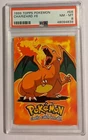 1999 Pokemon Topps Movie Edition Blue Logo Charizard #6 #E6/12 PSA 8 (NM - MT)!
