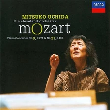 Mozart: Piano Concertos 9 & 21 - Mitsuko Uchida & Cleveland Orchestra CD 2012