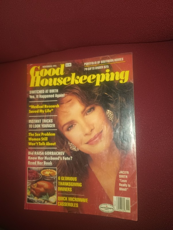 Good Housekeeping magazine Nov. 1991 Jaclyn Smith