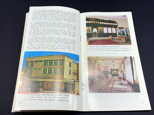 OLD ALBANIA BOOK BROCHURE-ENVER HOXHA-NEPER MUZETE E KORCES-1983-ILLUSTRATED-RAR - Picture 11 of 16