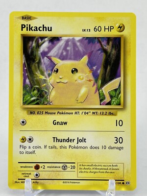 Yellow Cheeks Pikachu Pokemon Card 35/108 Nm MINT Rare Yellow cheeks | eBay