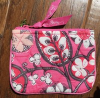 Vera Bradley Coin Purse In Blush Pink, Zip Pouch Vera Bradley Coin Purse In Blush Pink, Zip Pouch