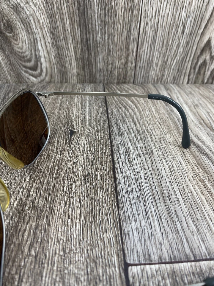 复古 Rodenstock 太阳镜飞行员 MR 868 仅银色镜框 — 第 3/4 张图片