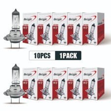 H7 Halogen Headlight Bulb 12v 55w Super Bright 150 Upgrade - 10 Pack