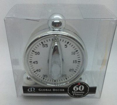 Retro Kitchen Timer New 60 Minutes Global Decor Novelty