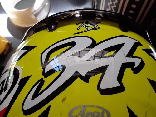 CASCO HELMET Arai replica Kevin Schwantz CHASER SIZE L 59/60 DRUDI PERFORMANCE - Foto 6 di 24