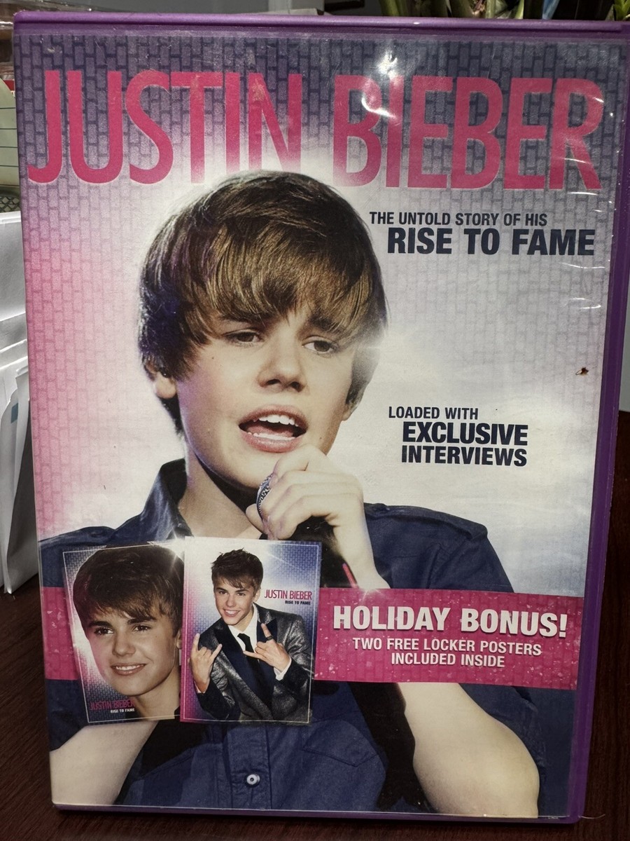Justin Bieber: The Untold Story of His Rise to Fame DVD Excellent