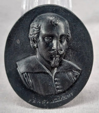 Wedgwood Francesco Albani Black Basalt Portrait Medallion Plaque C.1780-1795