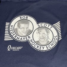 SIGNED Vintage Rob & Scott Niedermayer Hockey School CCM Jersey NHL Alumni