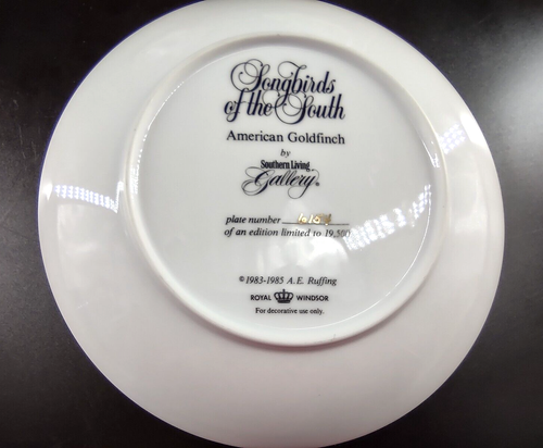 Songbirds of the South Southern Living Gallery Plates (4) Summer Birds Signed - Picture 11 of 15