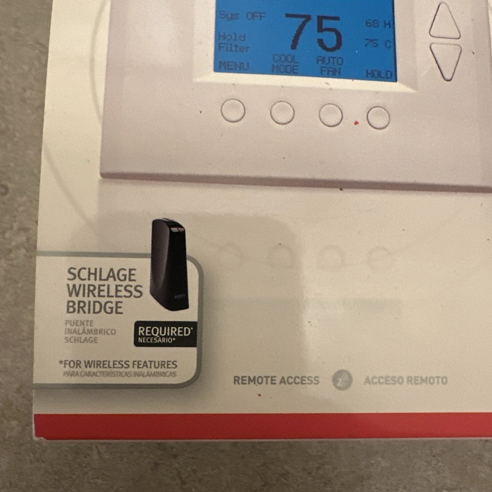 Trane Remote Energy Management Thermostat  TZ45 (TZEMT400AB32MAA)  Z-Wave Smart - Image 3 of 4