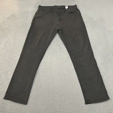 Banana Republic Pants Mens 36x34 Gray The Traveler Slim Fit Five Pockets Stretch