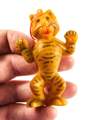 vtg Plastic Tiger Gasoline Charm Toy Premium vending machine prize 