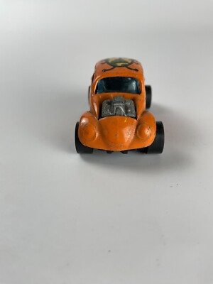 C37 Mattel Hot Wheels Redline Flying Colors Orange Custom Volkswagen Beetle