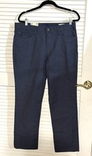 English Laundry Pants Elegant Arrogant Blue Slim Stretch Men 34x30 NWT