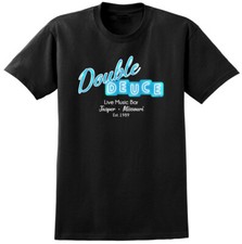 Roadhouse Inspired Double Deuce T-shirt - Retro 80s Action Martial Arts Film 