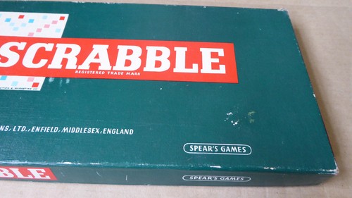 Scrabble Board Game Vintage Spears Complete With All Tiles Boxed - Picture 10 of 11