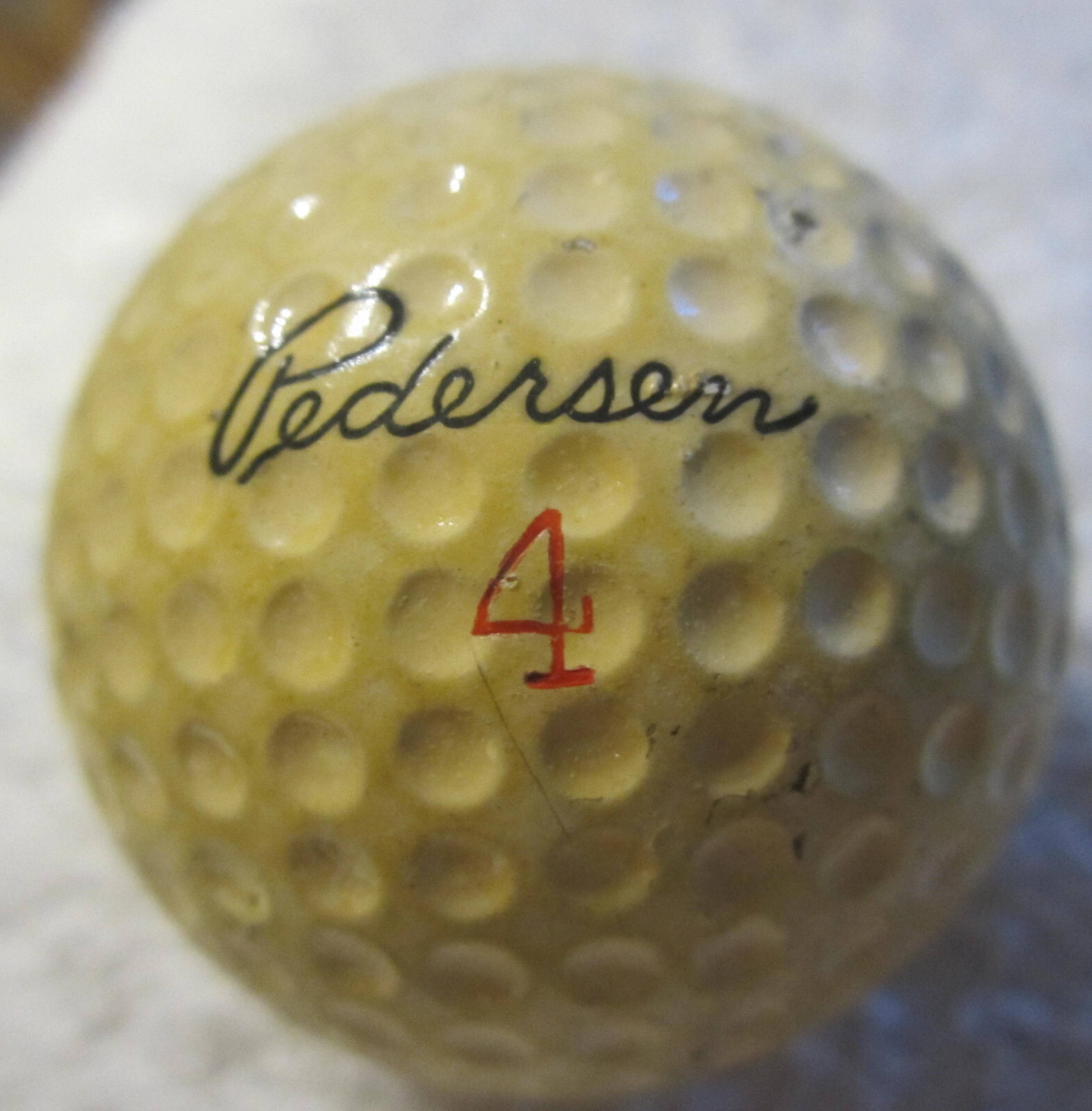 #4 Pedersen Golf Ball Rare VTg