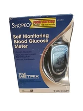 NEW Shopko Self Monitoring Blood Glucose Meter by True Metrix EXP 01/30/23