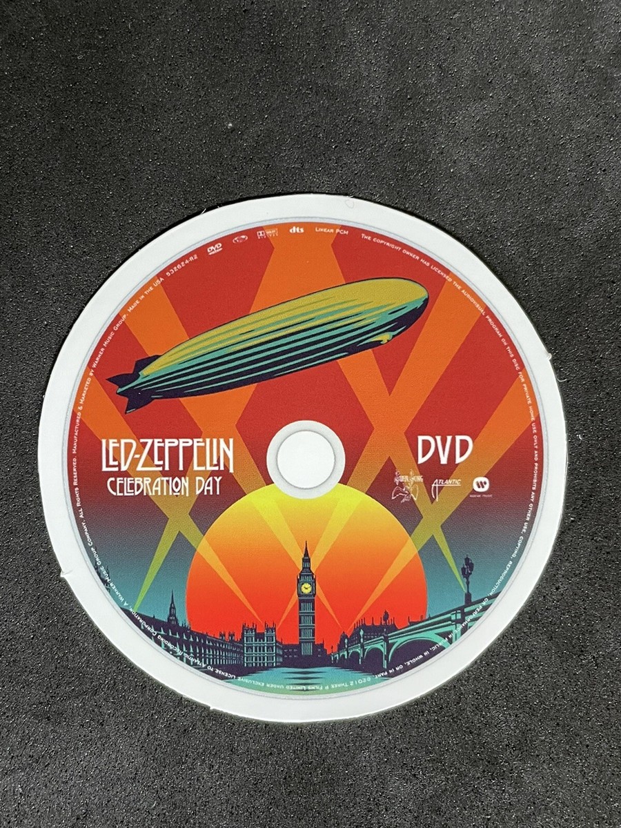 Led Zeppelin Round Sticker Iconic 70s Classic Rock Band Robert 