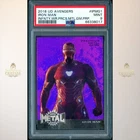 2018 Upper Deck Avengers Iron Man Precious Metal Gems Purple PSA 9 1A