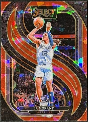 Ja Morant 2024-25 Panini Select Basketball - Cracked Ice Prizm