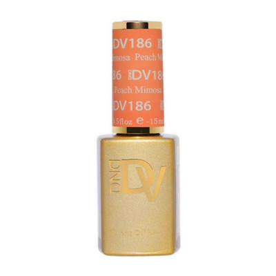 DND DIVA Gel Polish UV/LED #186 - Peach Mimosa (GEL ONLY)