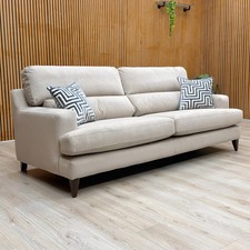 Furniture Village ‘Romilly’ 4 Seater Sofa Qui193 Quiet Fawn Oatmeal Wa Ft Velvet