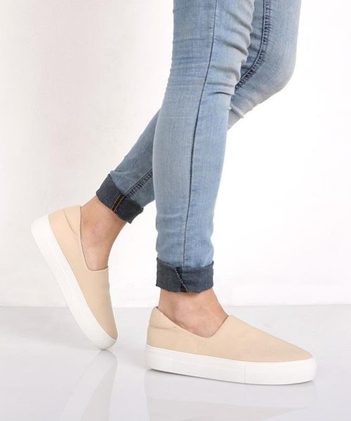 Women J/Slides Loafers Beige Satin 39