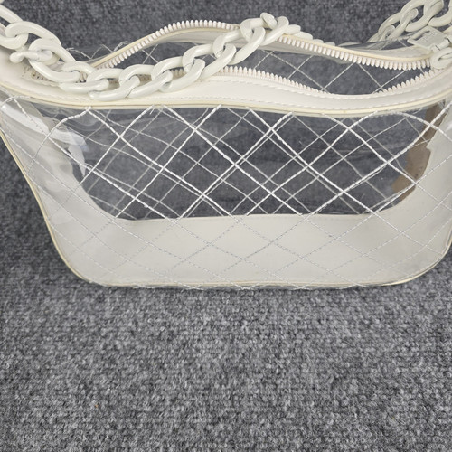 Steve Madden Umhängetasche transparent weiß Strass Glitzer Tasche - Bild 15 von 22