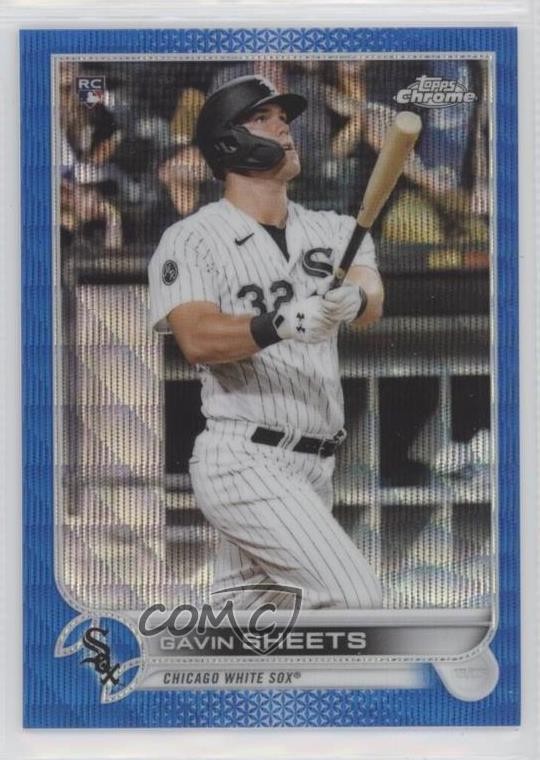 2022 Topps Chrome Blue Wave Refractor 41/75 Gavin Sheets #146 1ir6