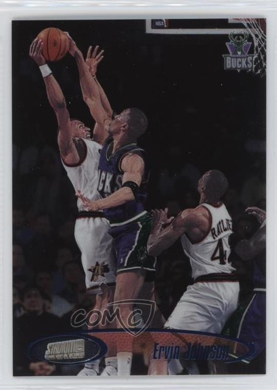 1998-99 Topps Stadium Club One of a Kind 100/150 Ervin Johnson #124 7y2