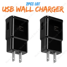 15W Fast Charging Block Android Phone Rapid USB Wall Charger For Samsung 2 Pcs