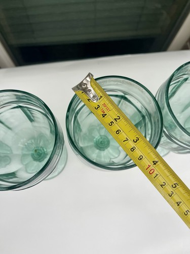 Set of 6 Libbey Duratuff Gibraltar Spanish Green Ice Tea/Water Glasses Goblets - Picture 6 of 8