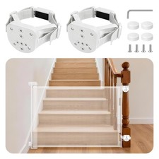 2Pcs Baby Gate Stair Railing Banister Adapter, Mounting Kit for Stairway