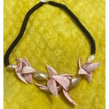Necklace Black, Gold  Pink She'll 12'