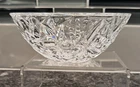 Vintage Tiffany & Co. Candy Dish/ Bowl. 6 inch Wide "Rock Cut" Crystal Glass