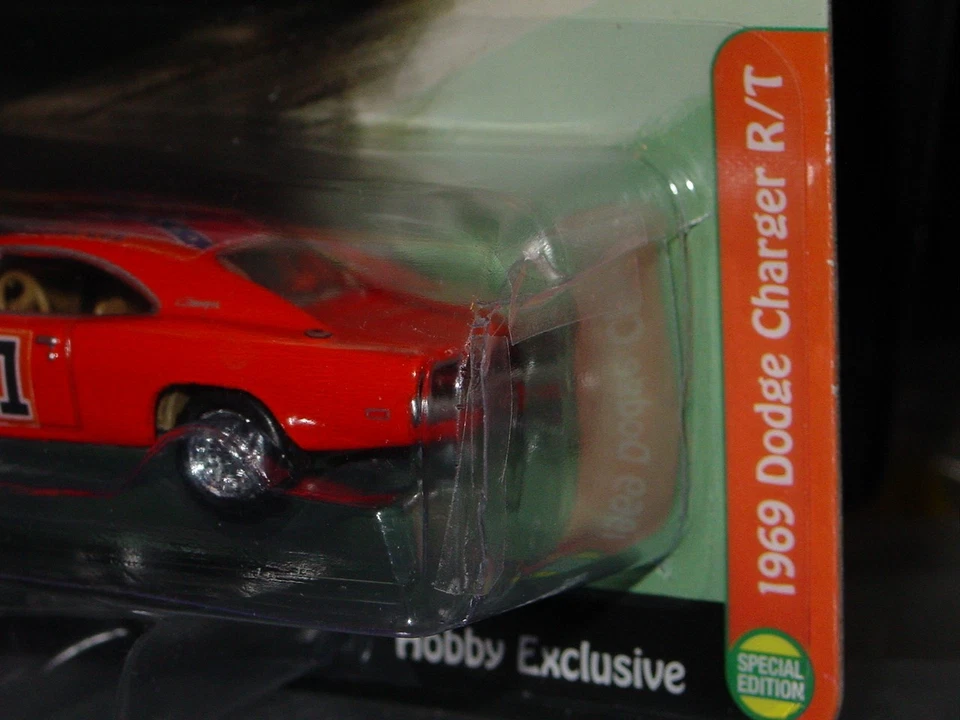 JOHNNY LIGHTNING 1969 CHARGER DUKES of HAZZARD *CUSTOM* MOVIE CAR -Orange, NICE! - Image 4 of 4