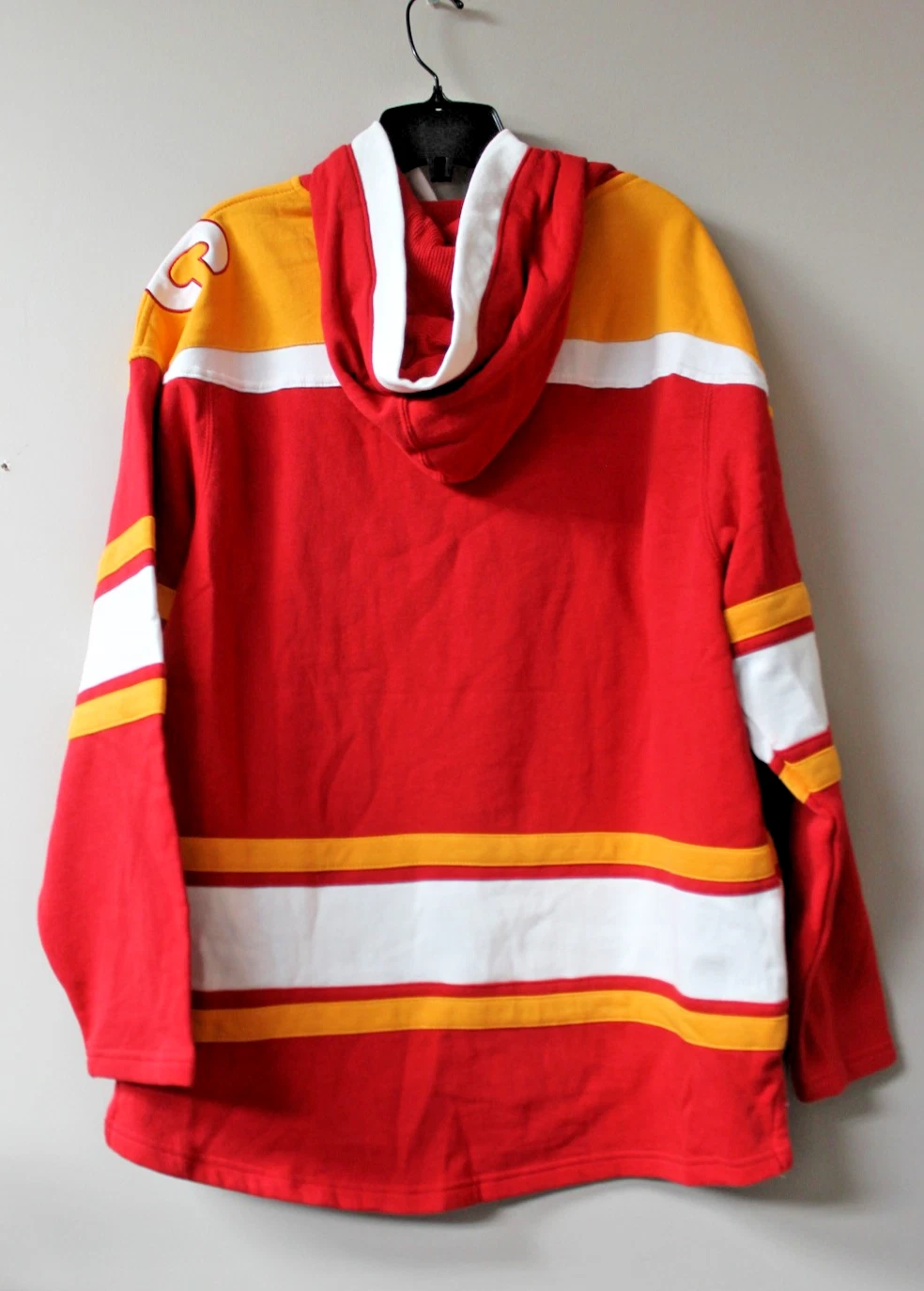 Calgary old time jersey style mid weight cotton hoodie