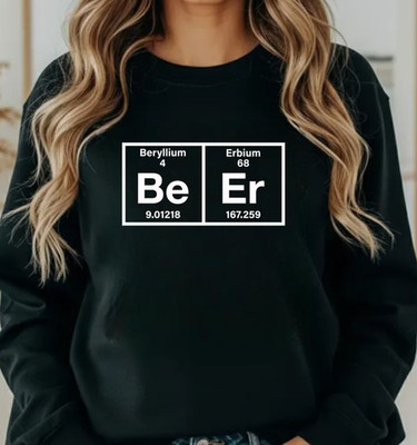 Lustiger Periodensystem Pullover - Chemie Elemente Be & Er Wissenschaft Meme Unisex Top