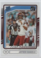 2024 Panini Clearly Donruss Rated Rookie Jayden Daniels #52 9fc