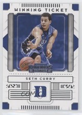 2020-21 Panini Contenders Draft Picks Winning Tickets Seth Curry #15 00gy