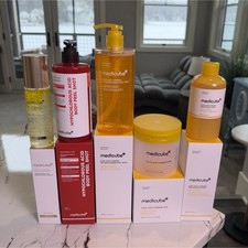 medicube Kojic Acid Turmeric Brightening Body Peel Wash Pad Toner Set Unisex