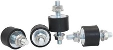 M8 Rubber Vibration Isolator Mounts Double Stud Shock Absorber Isolation Mount