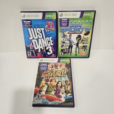 Kinect Xbox 360 (Just Dance 3 - Sports Season 2 - Adventures!) Microsoft Xbox360