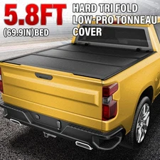 Low-pro Tonneau Cover for 09-25 Chevy Silverado/GMC Sierra 1500 5.8ft Bed 69.9in