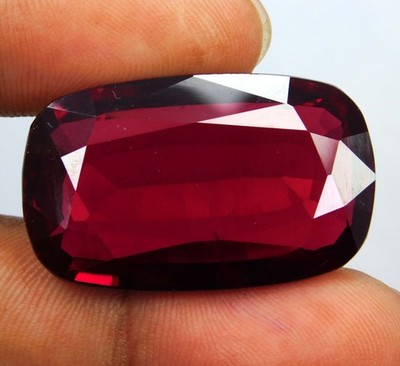 Certified 61.95 Ct Natural BURMA Pigeon Blood Red Ruby Unheated Loose Gemstone