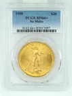 1908 PCGS MS66+ Saint Gaudens No Motto Double Eagle PQ